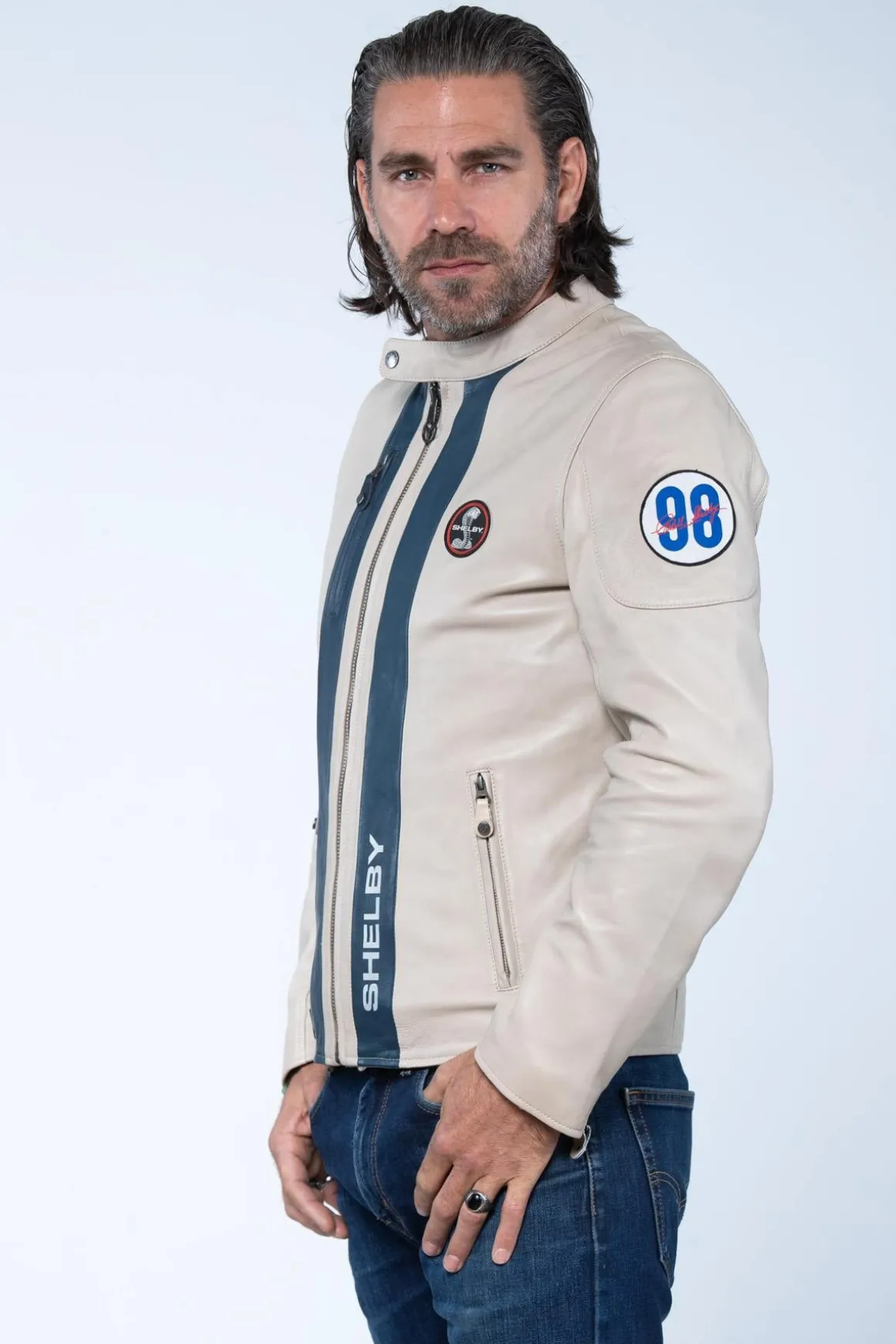 Blouson Homme Carroll Shelby Shelby Men Ecru