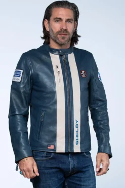 Blouson Homme Carroll Shelby Shelby Men Royal Blue