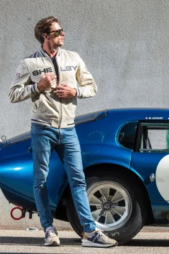 Blouson Homme Carroll Shelby Dallas Ecru