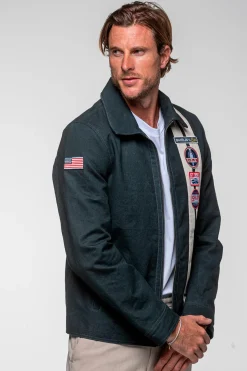 Blouson Homme Carroll Shelby Snake Navy