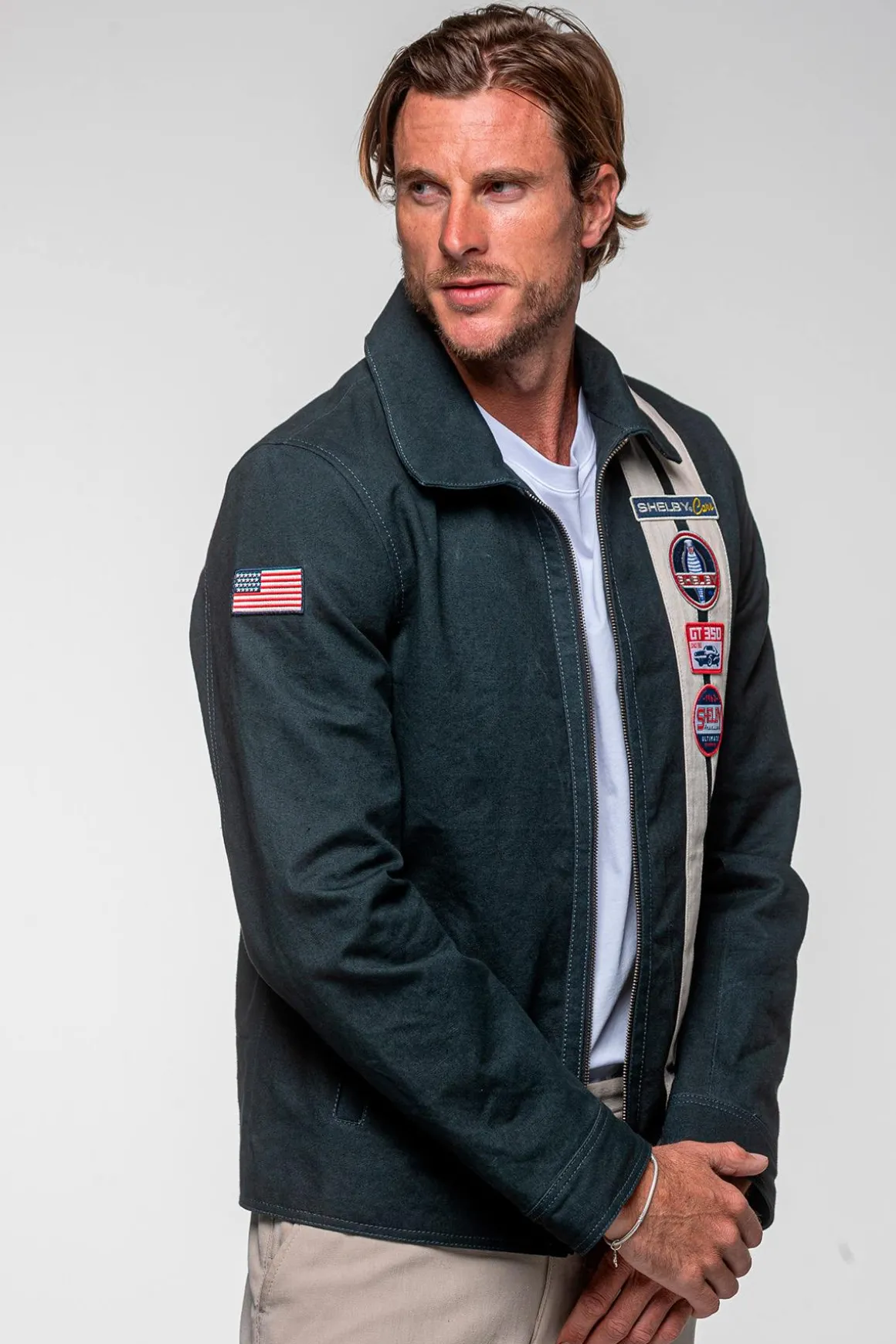 Blouson Homme Carroll Shelby Snake Navy