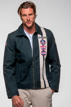 Blouson Homme Carroll Shelby Snake Navy