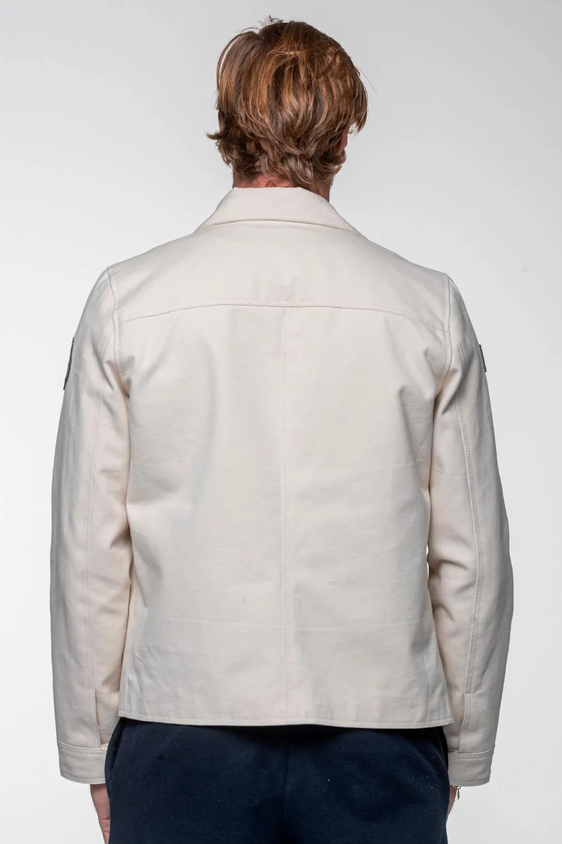 Blouson Homme Carroll Shelby Snake Ecru