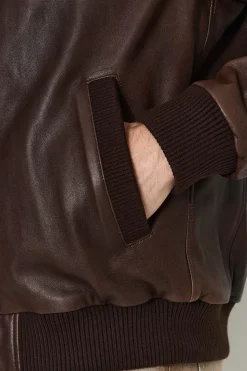 Blouson Homme Chevignon Djibril Cuir Cognac