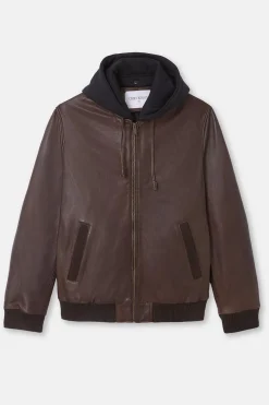 Blouson Homme Chevignon Djibril Cuir Cognac