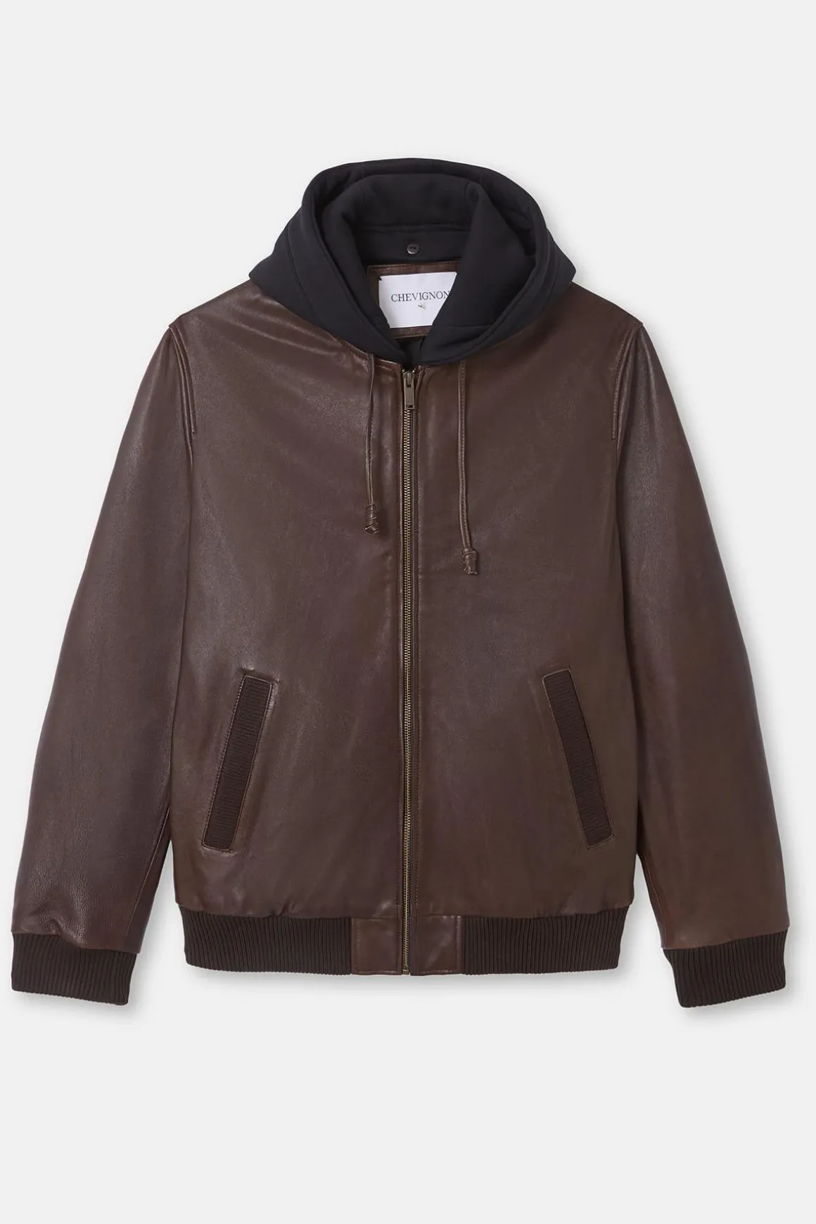 Blouson Homme Chevignon Djibril Cuir Cognac