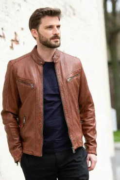 Blouson Homme Cityzen Antalya Cognac