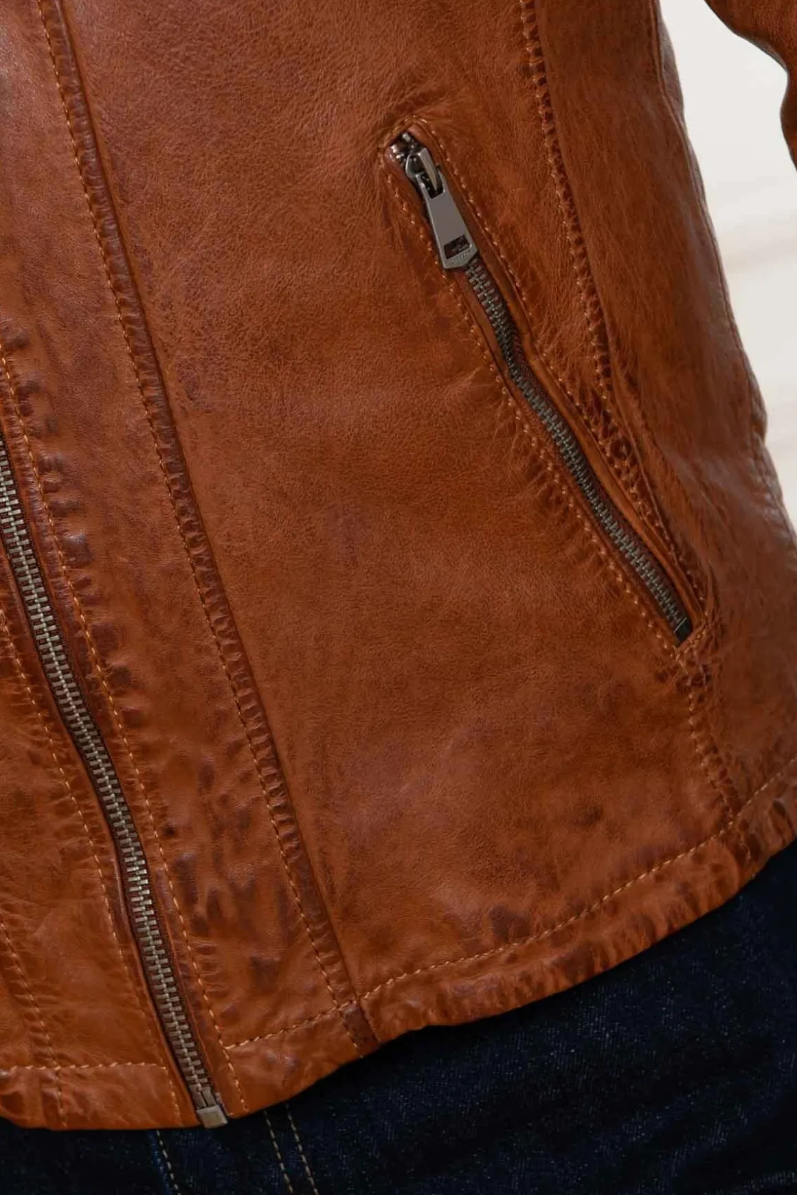 Blouson Homme Cityzen Antalya Cognac