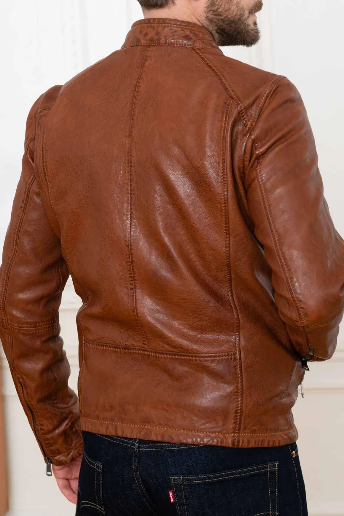 Blouson Homme Cityzen Antalya Cognac