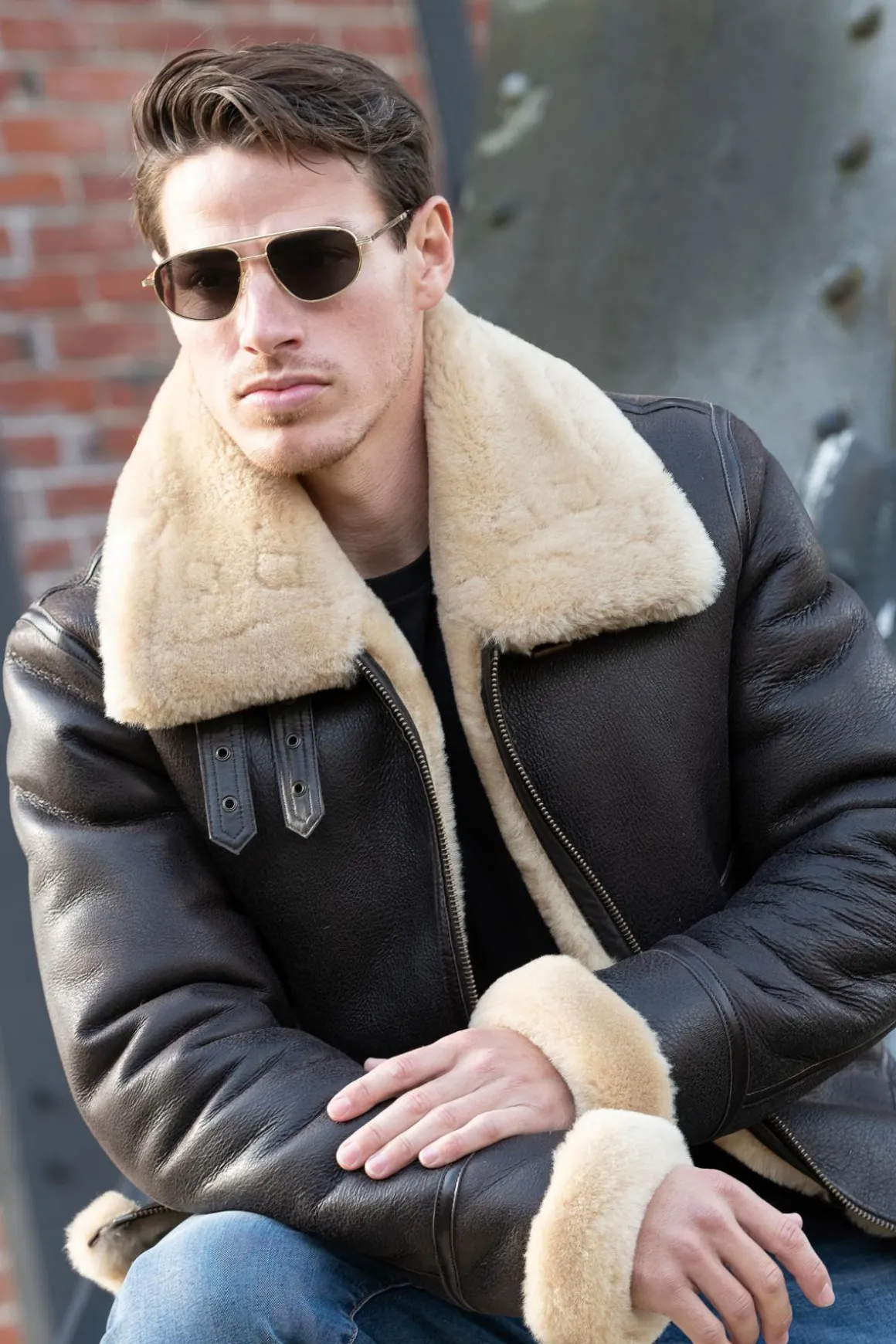 Blouson Homme Cityzen Berlin Brown Beige