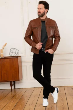 Blouson Homme Cityzen Jackson Cognac