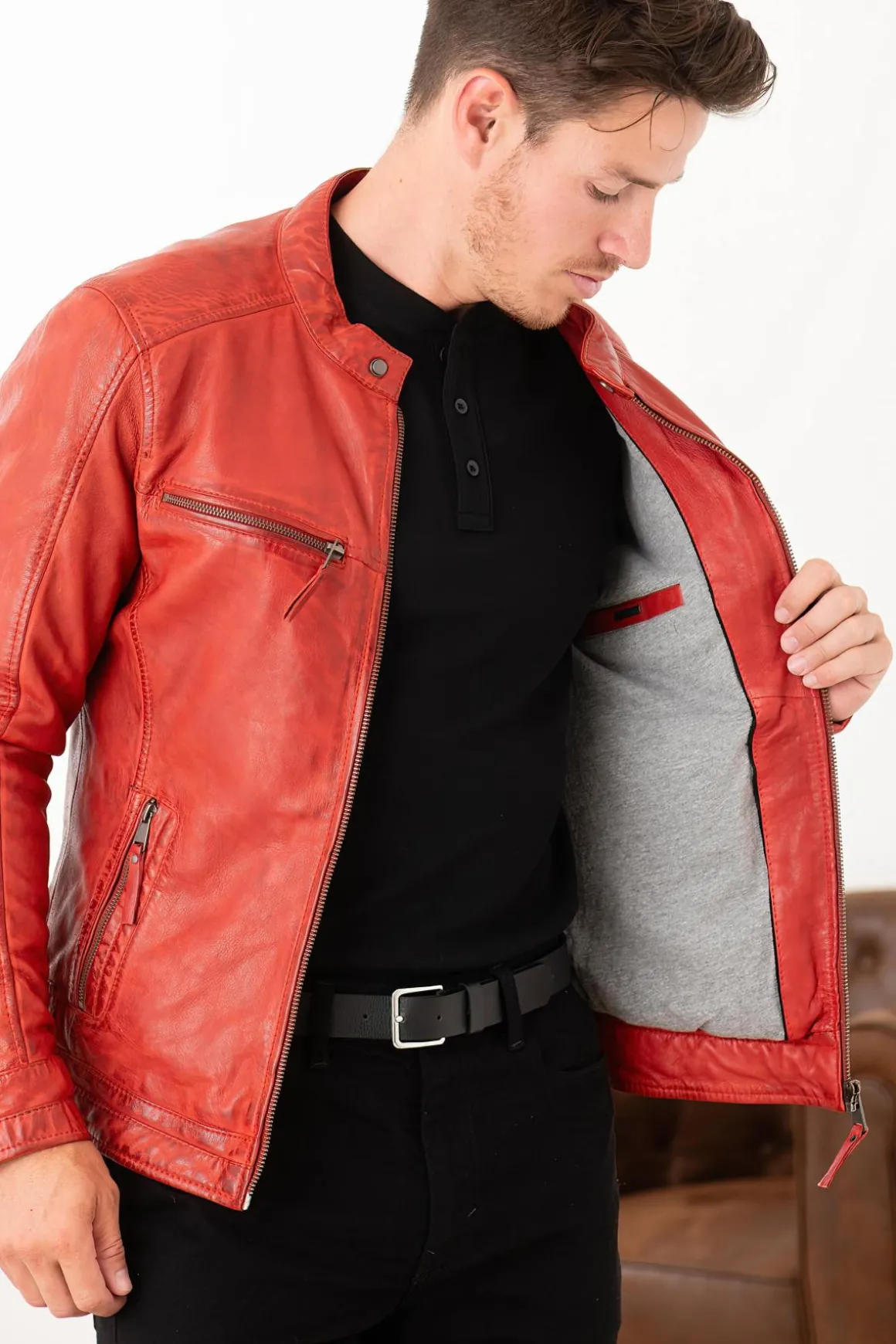Blouson Homme Cityzen Kansas Red