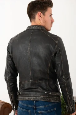 Blouson Homme Cityzen Kansas Rub Off Black
