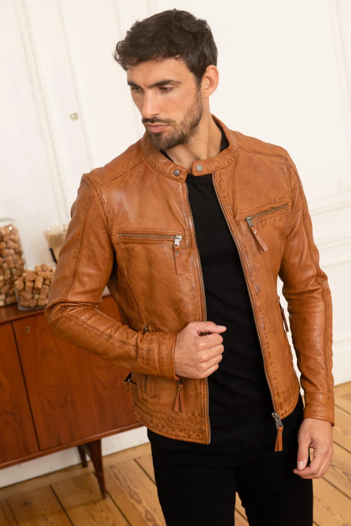 Blouson Homme Cityzen Kansas Cognac