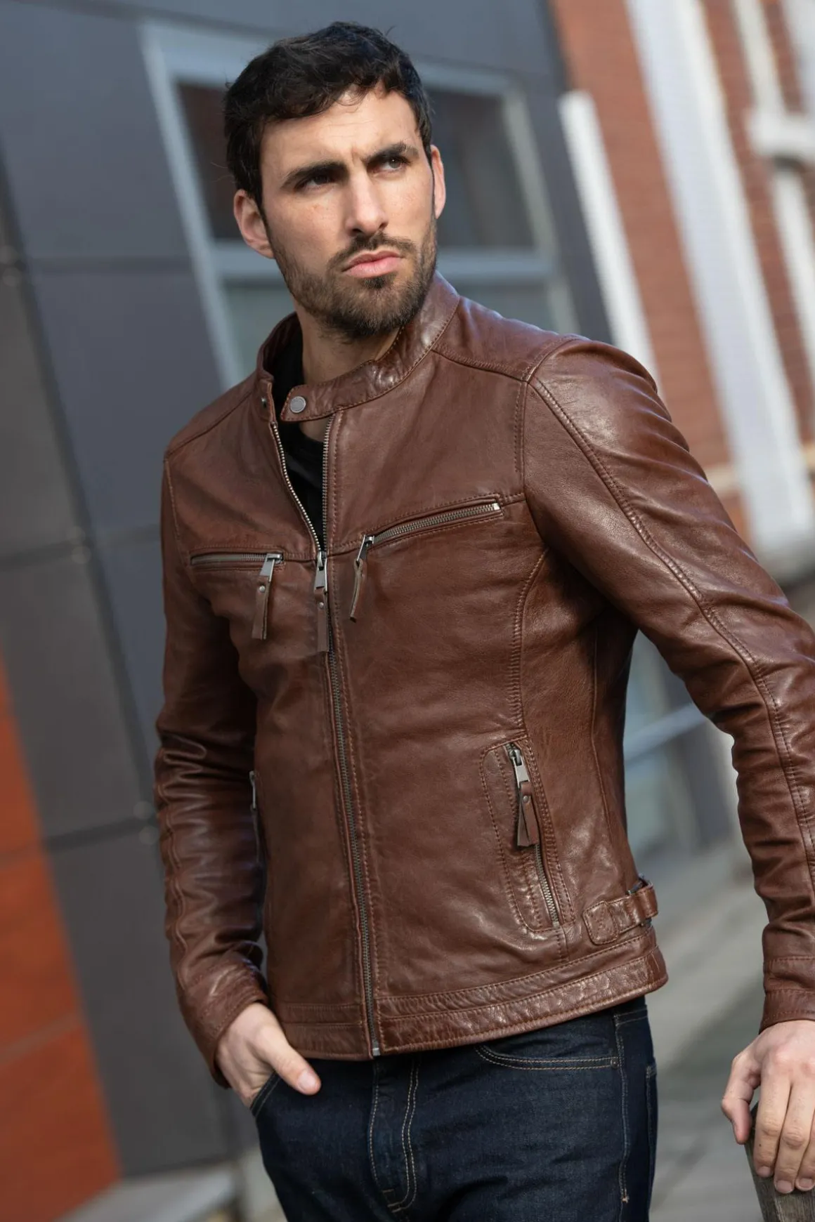 Blouson Homme Cityzen Kansas Mid Brown