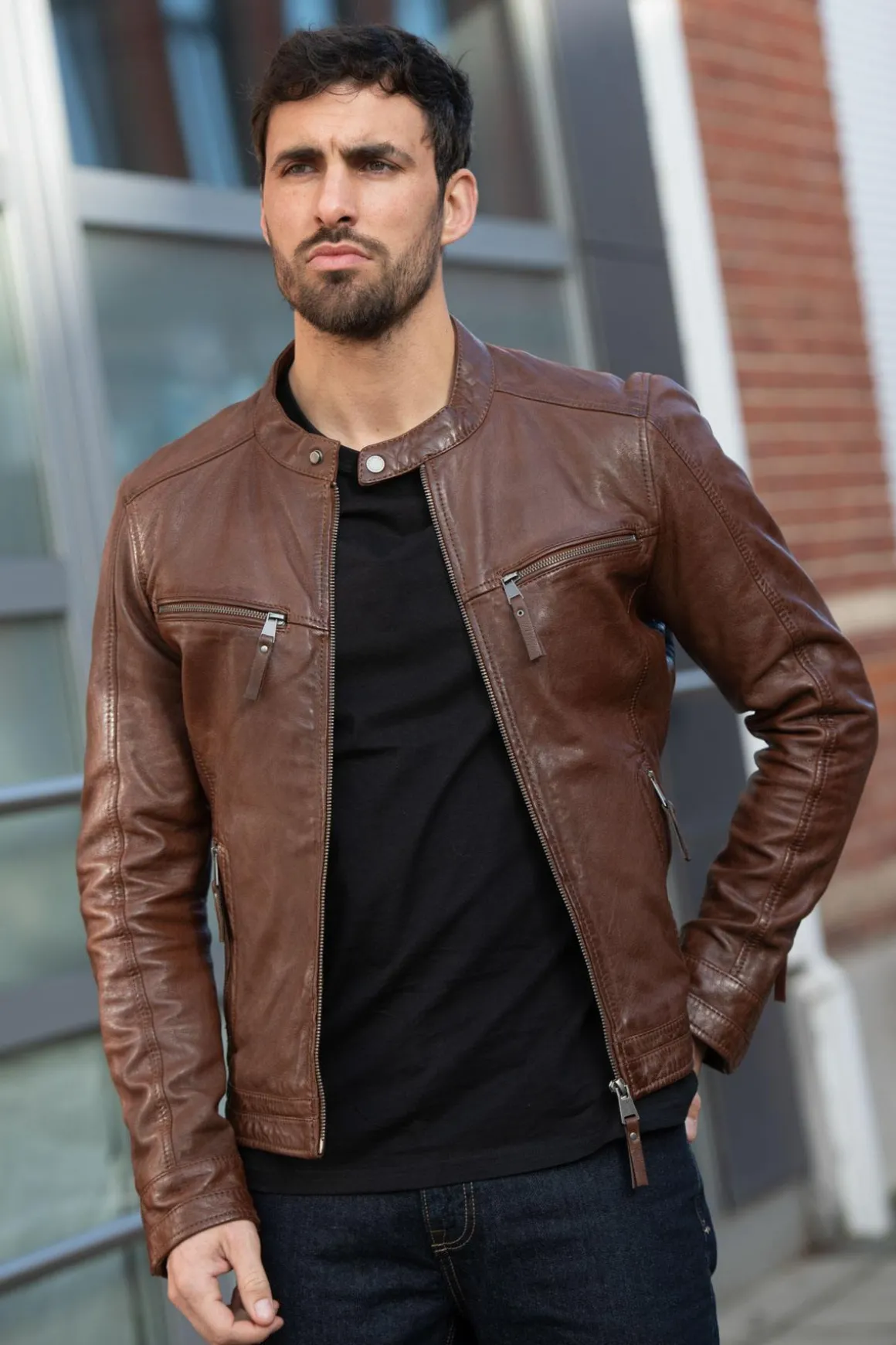Blouson Homme Cityzen Kansas Mid Brown