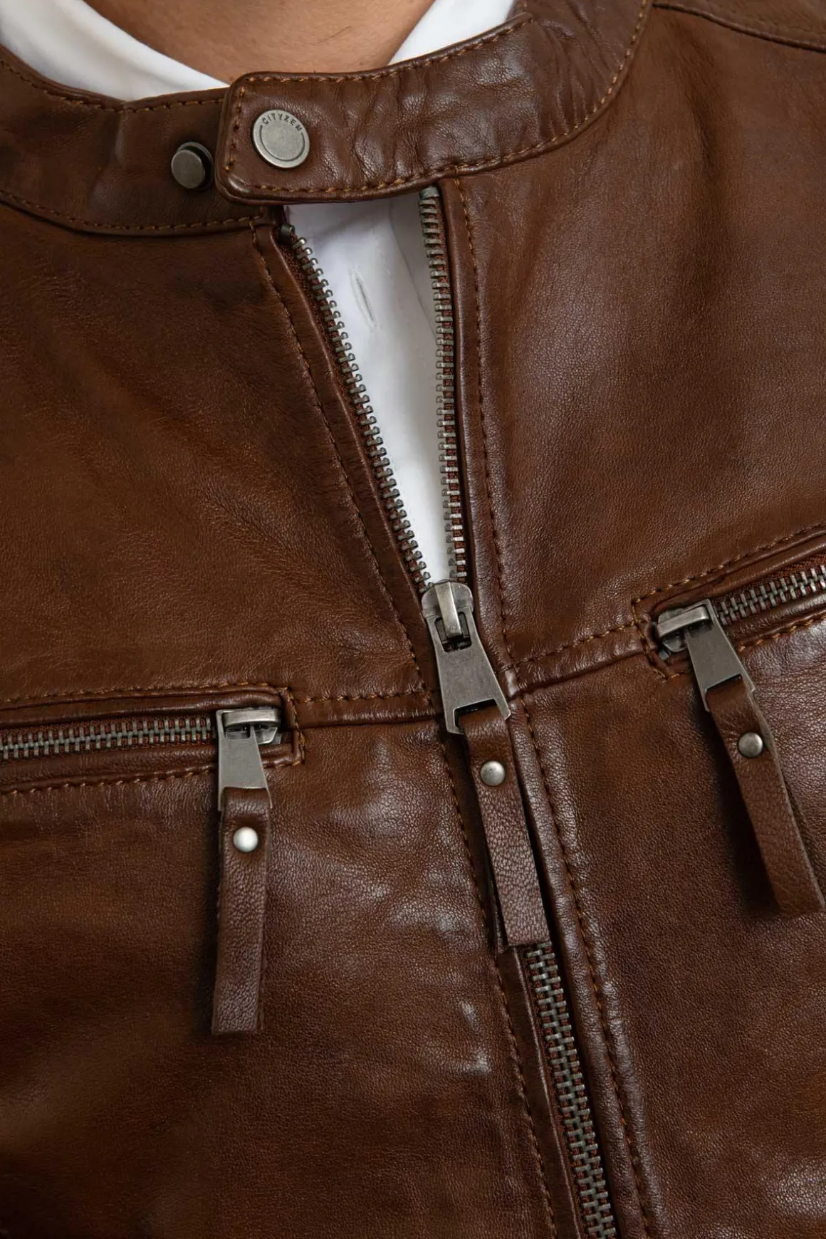 Blouson Homme Cityzen Kansas Mid Brown