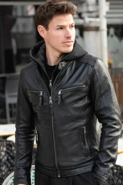 Blouson Homme Cityzen Kansas Hood Black