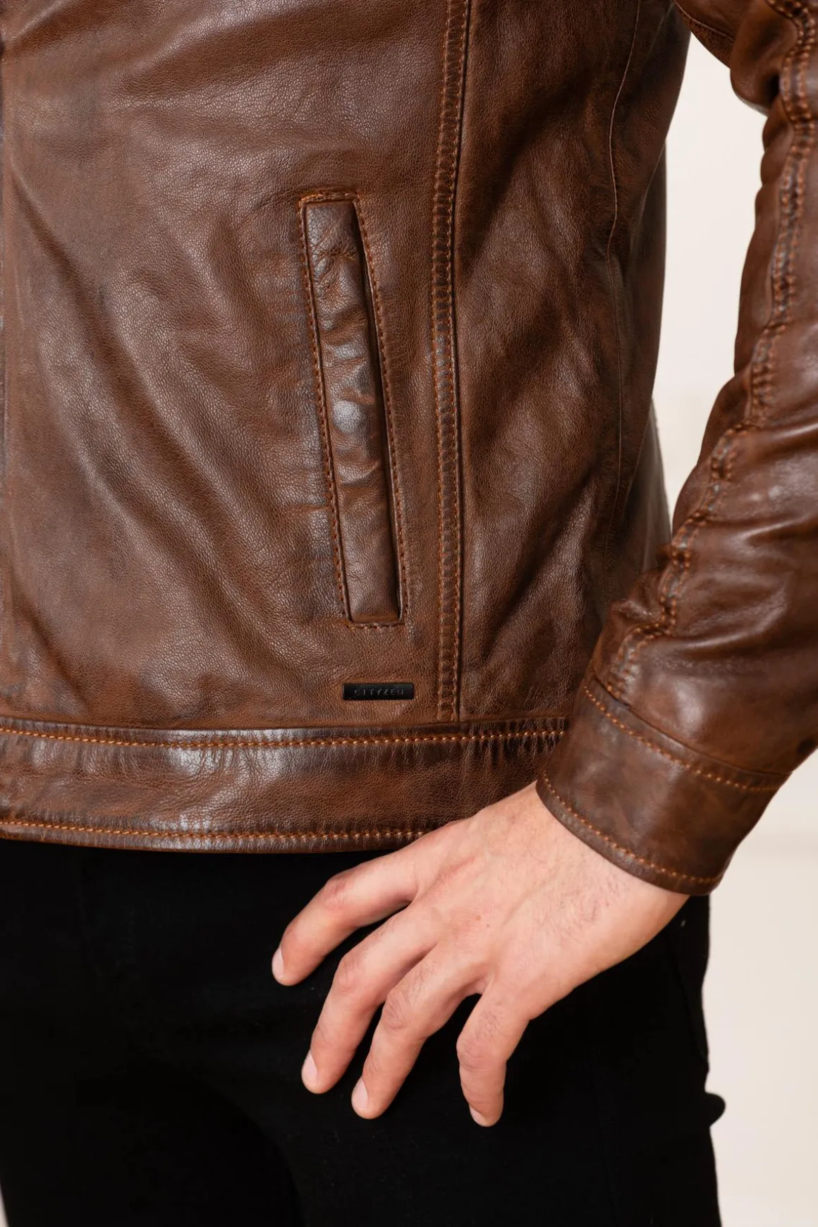 Blouson Homme Cityzen Philadelphia 3 Brown
