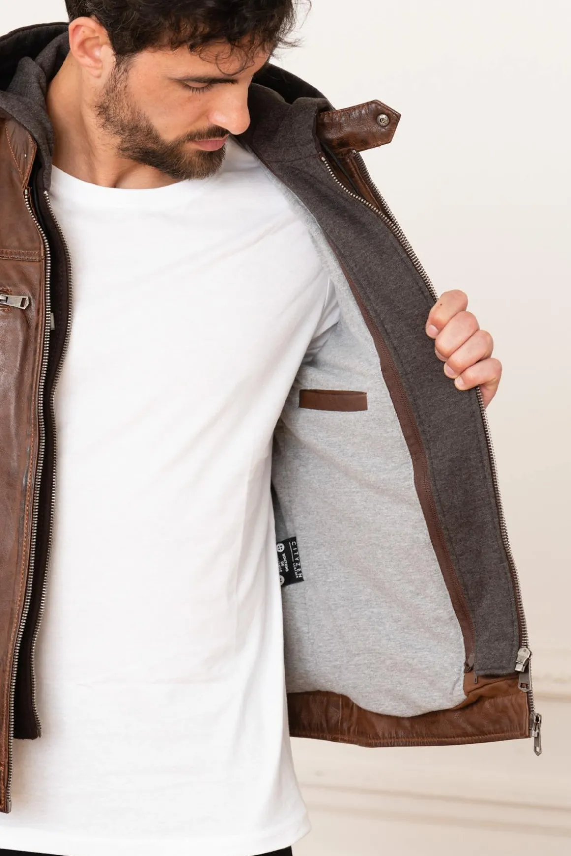 Blouson Homme Cityzen Philadelphia 3 Brown