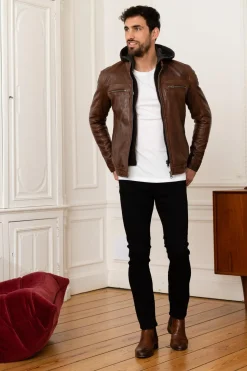Blouson Homme Cityzen Philadelphia 3 Brown