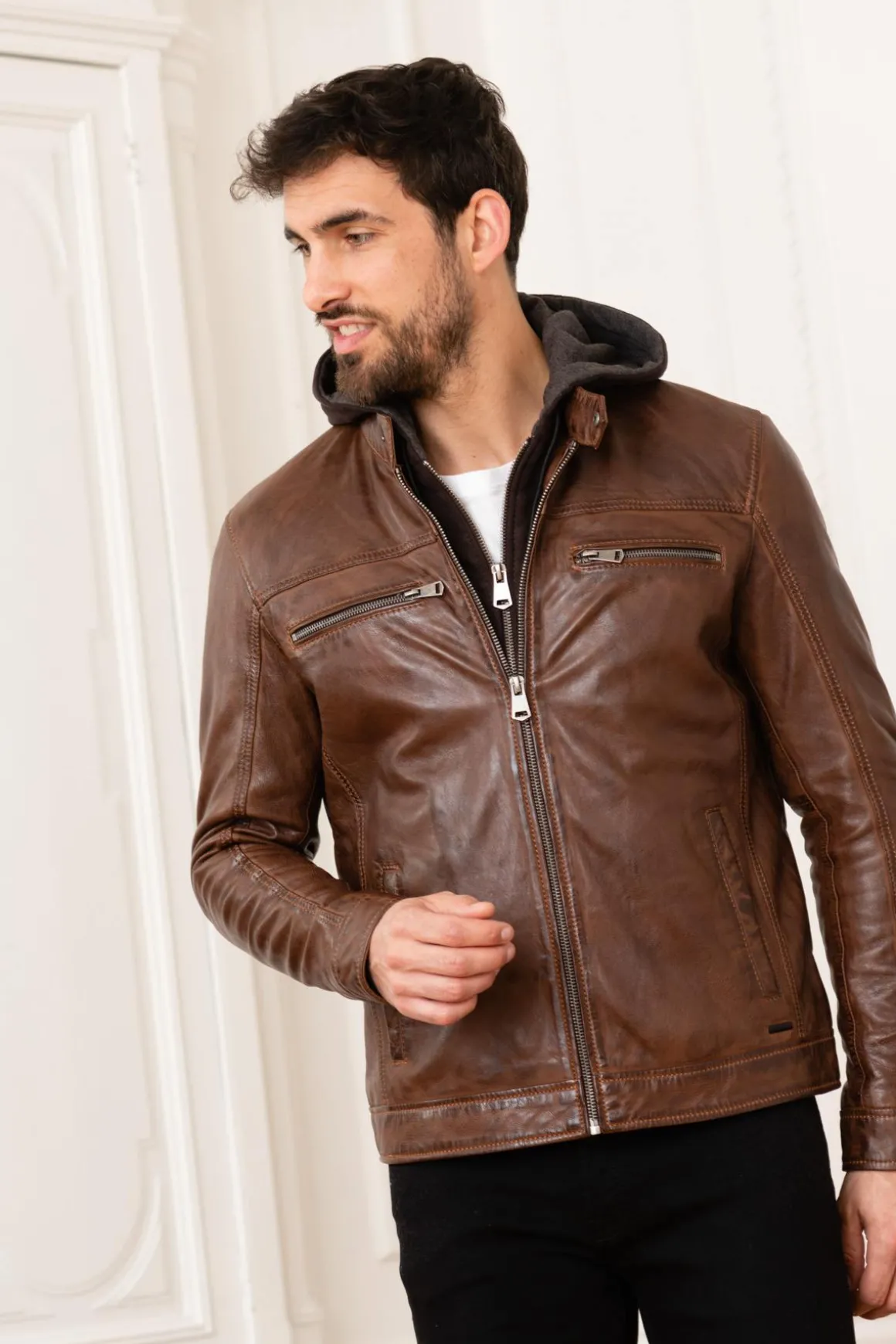 Blouson Homme Cityzen Philadelphia 3 Brown