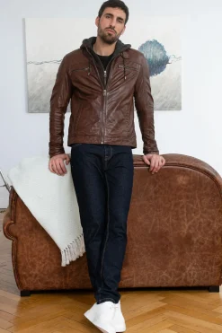 Blouson Homme Cityzen Philadelphia 3 Brown