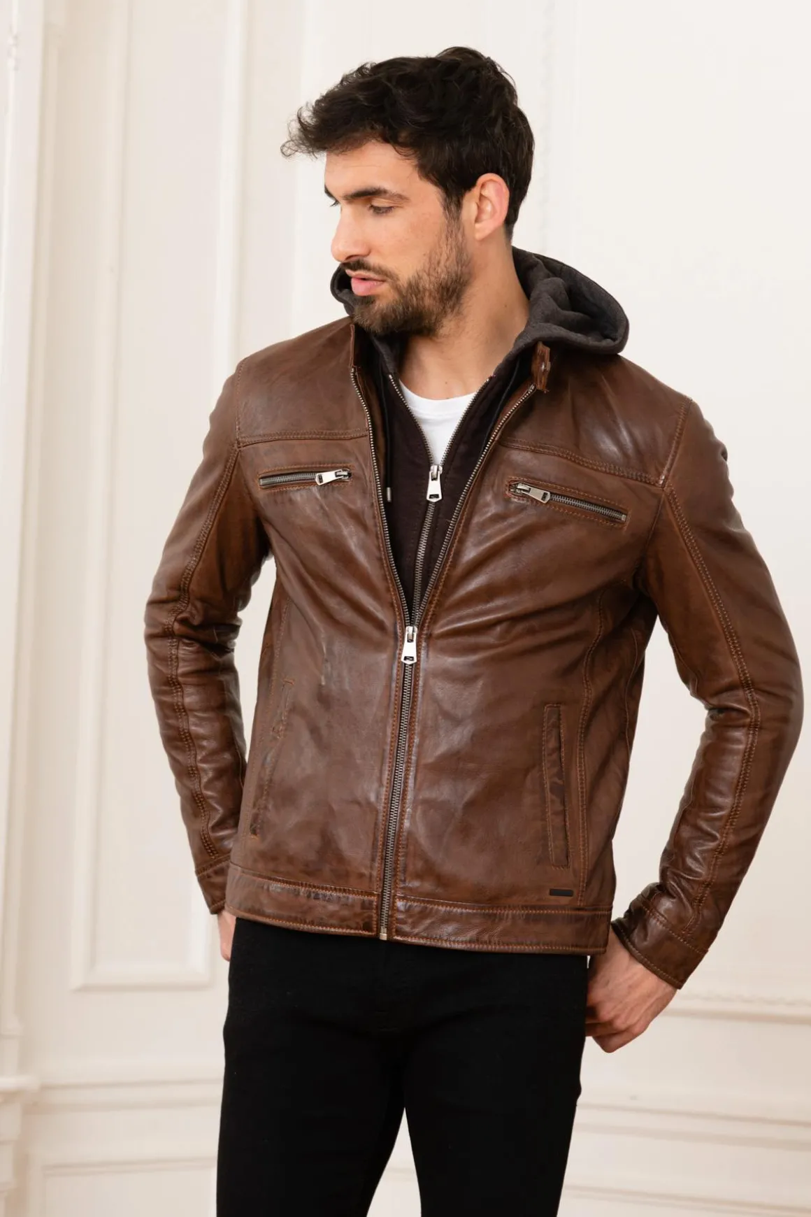 Blouson Homme Cityzen Philadelphia 3 Brown