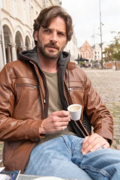 Blouson Homme Cityzen Philadelphia 3 New Cognac