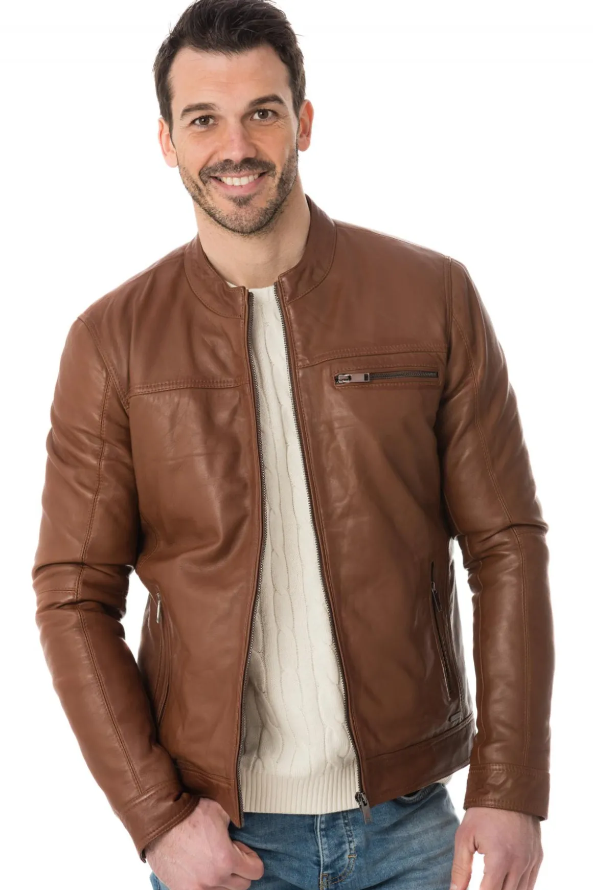Blouson Homme Cityzen San Diego Cognac