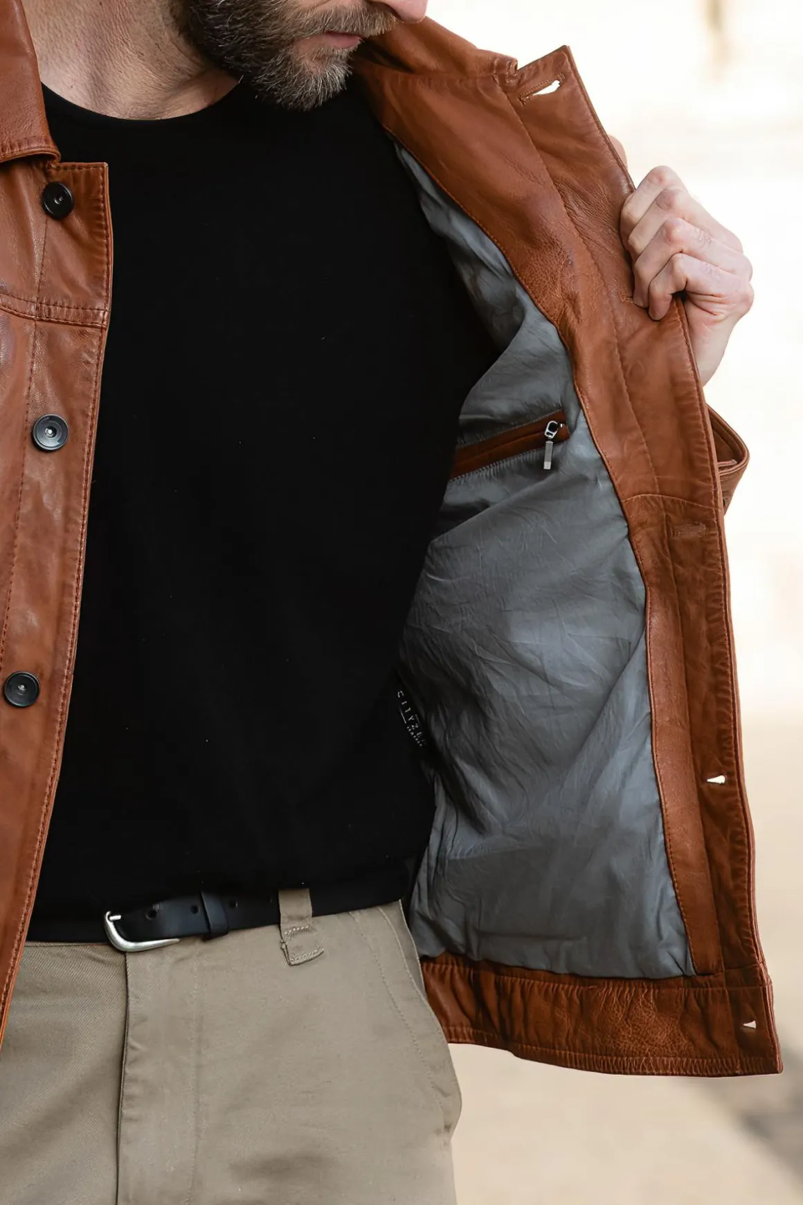 Blouson Homme Cityzen Tennesse Cognac