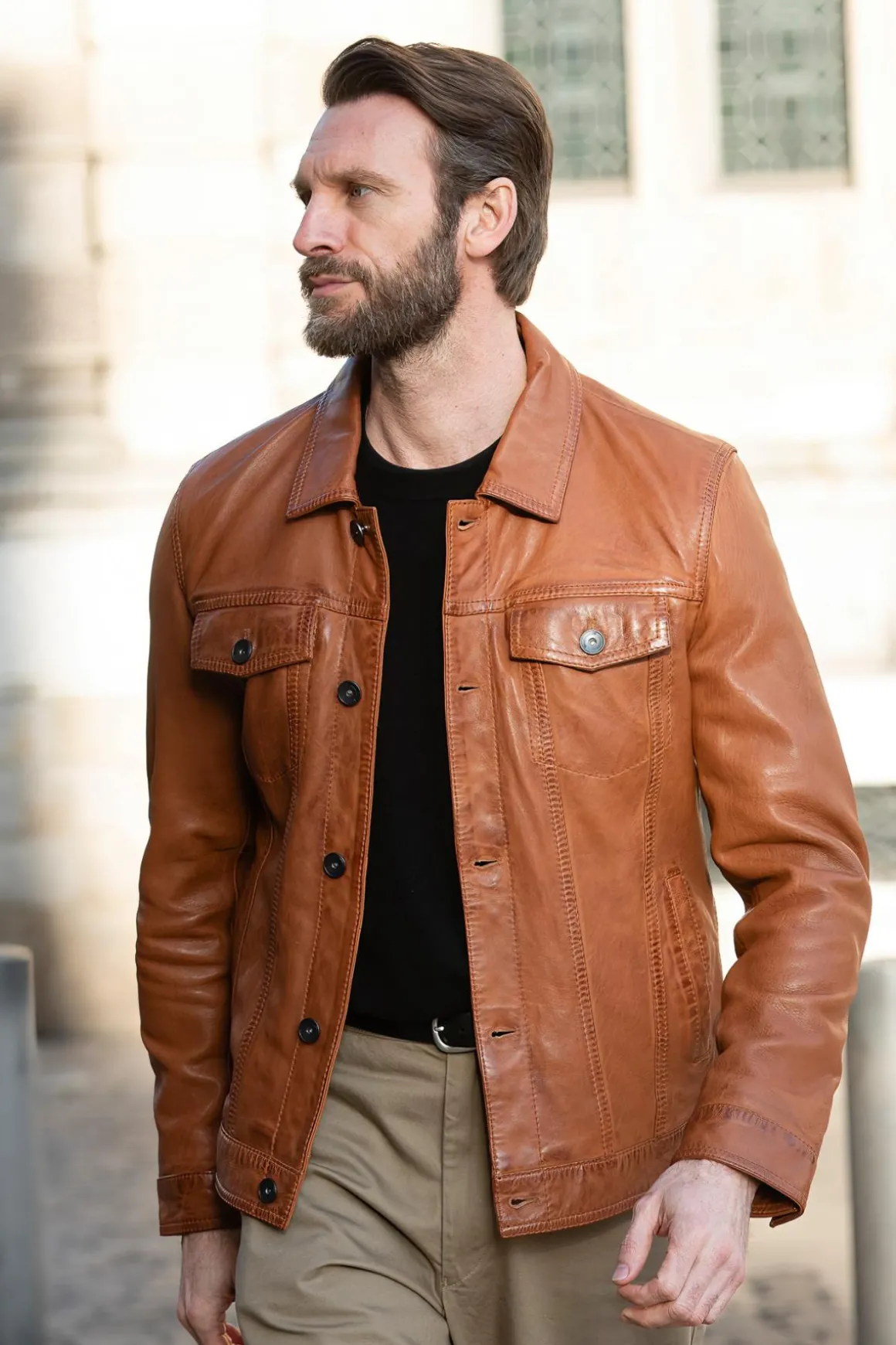 Blouson Homme Cityzen Tennesse Cognac