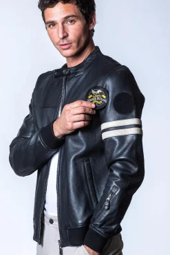 Blouson Homme Classic Legend Motors Miles Clm Black