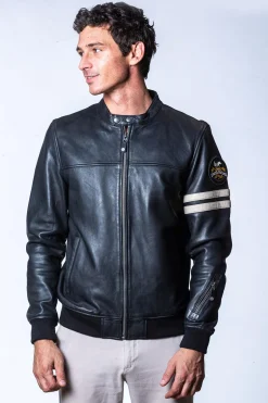 Blouson Homme Classic Legend Motors Miles Clm Black