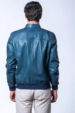 Blouson Homme Classic Legend Motors Miles Clm Royal Blue