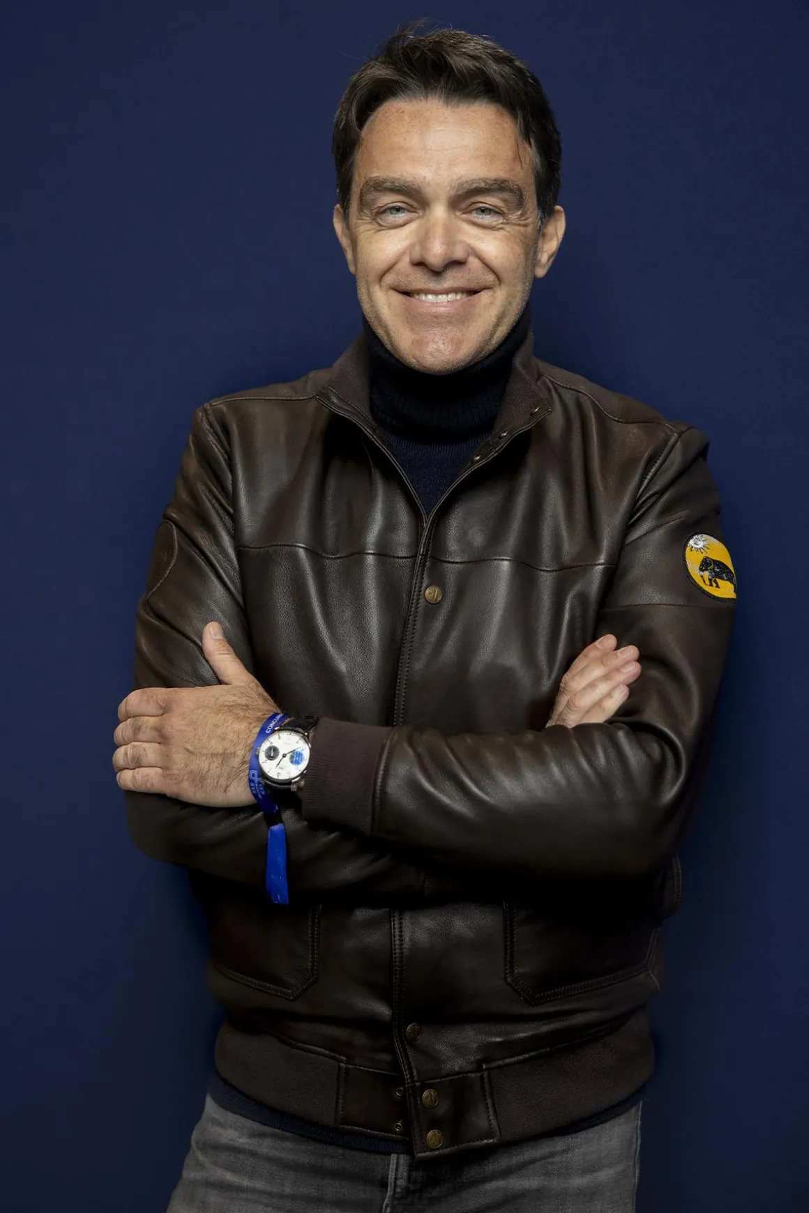 Blouson Homme Classic Legend Motors Gregory Galiffi Marron
