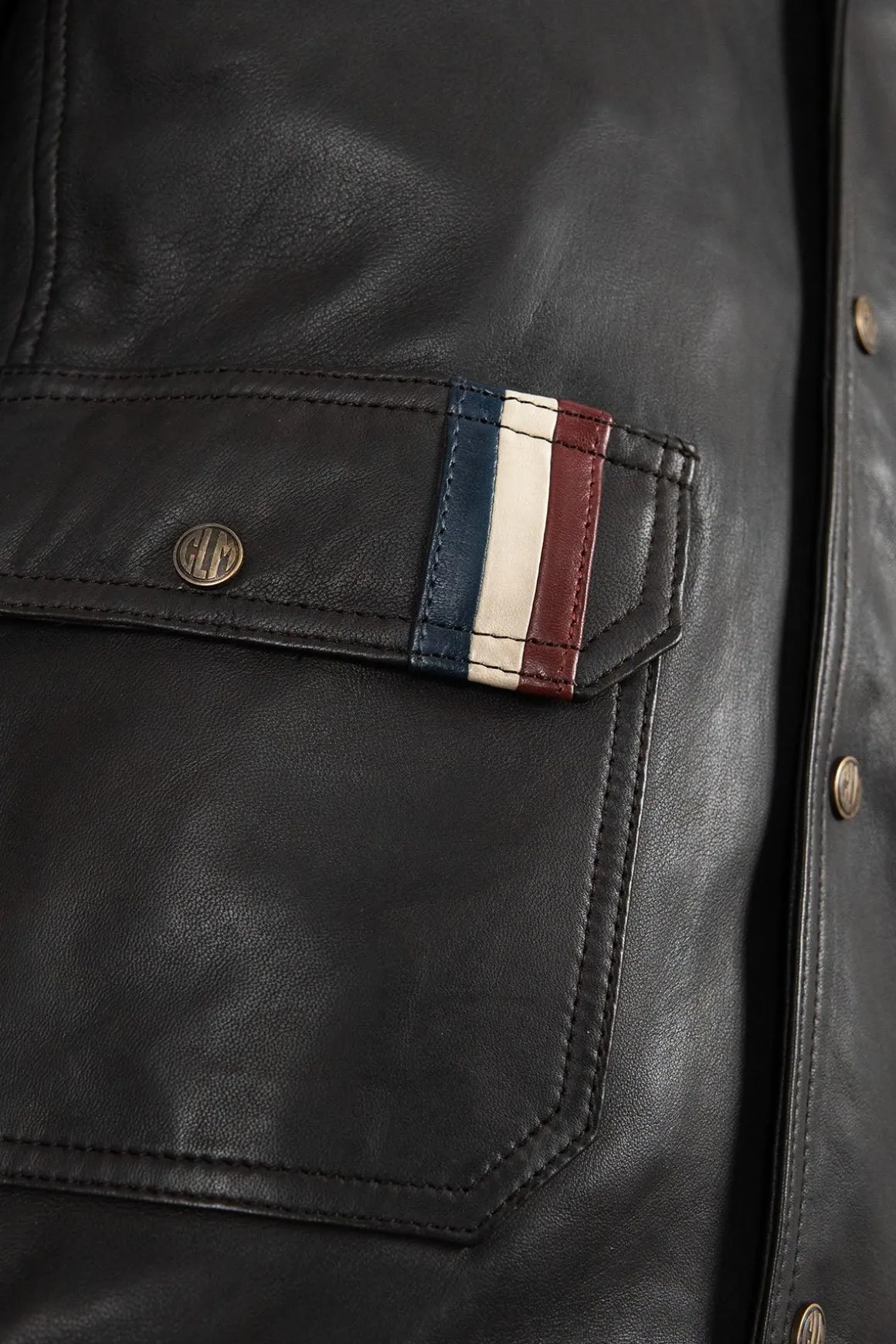 Blouson Homme Classic Legend Motors Gregory Galiffi Marron