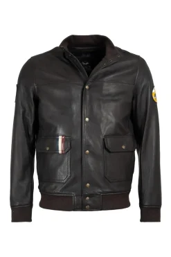 Blouson Homme Classic Legend Motors Gregory Galiffi Marron