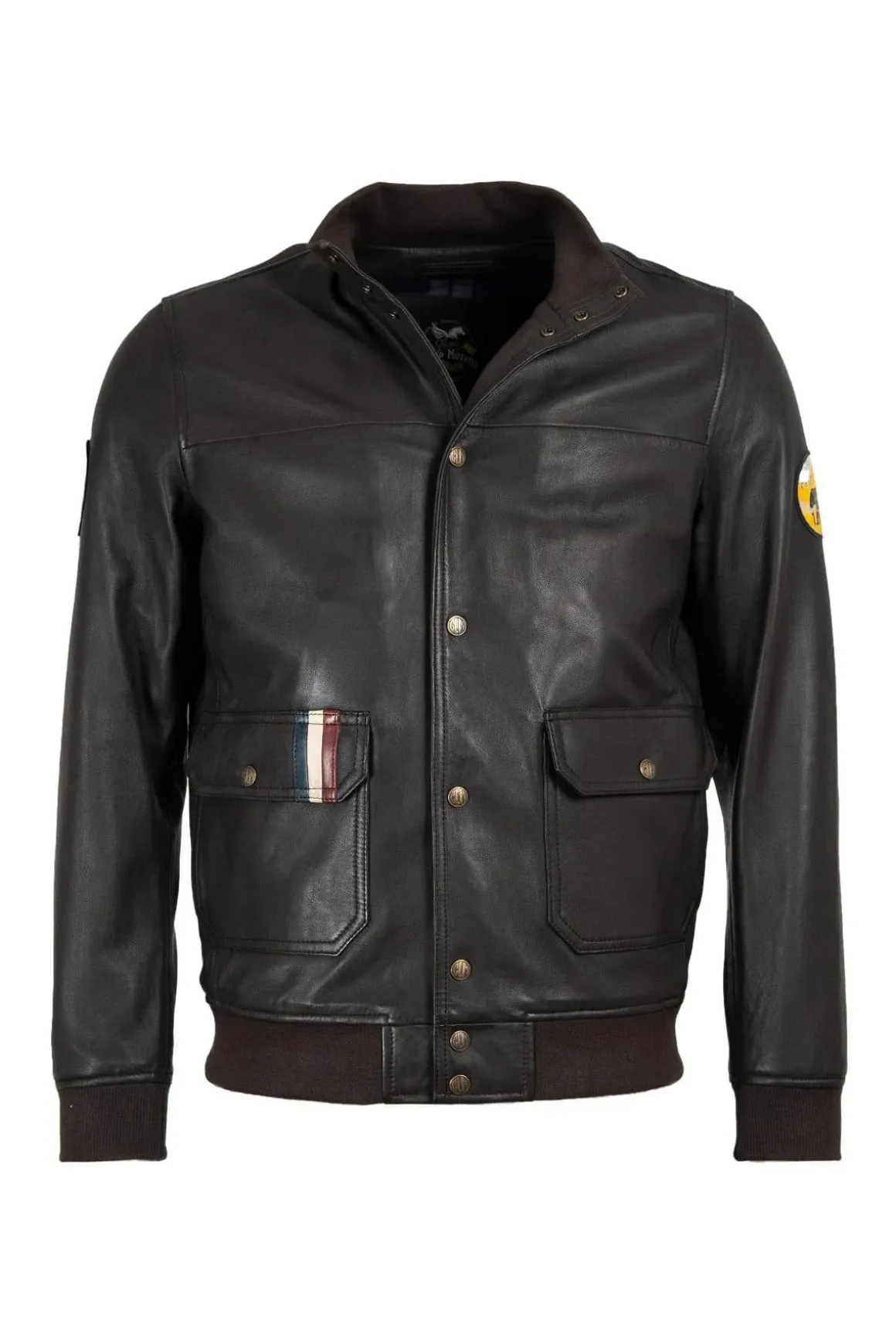 Blouson Homme Classic Legend Motors Gregory Galiffi Marron
