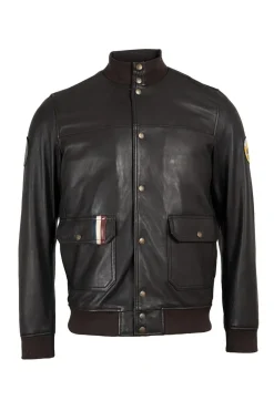 Blouson Homme Classic Legend Motors Gregory Galiffi Marron