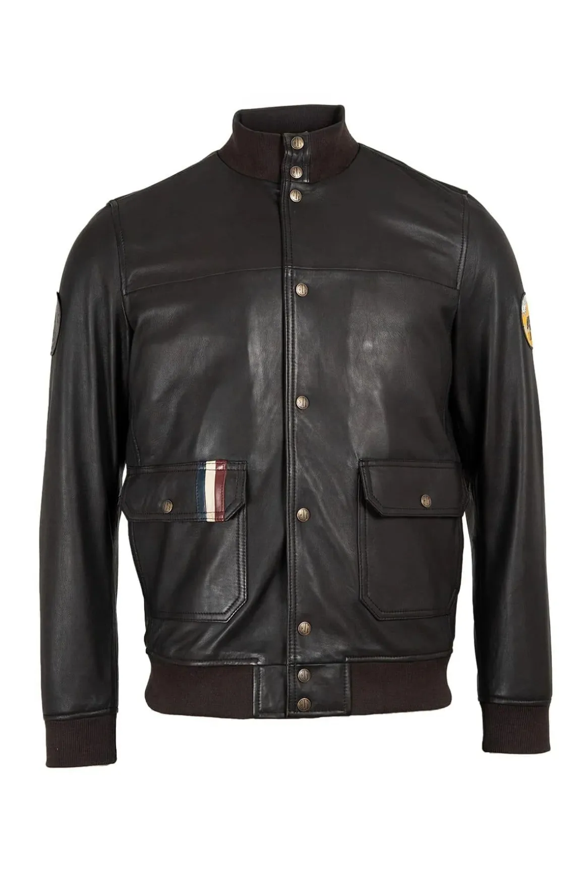 Blouson Homme Classic Legend Motors Gregory Galiffi Marron