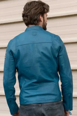 Blouson Homme Classic Legend Motors Jarier Ocean Blue