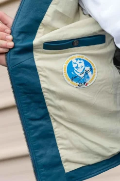 Blouson Homme Classic Legend Motors Jarier Ocean Blue
