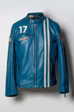 Blouson Homme Classic Legend Motors Jarier Ocean Blue