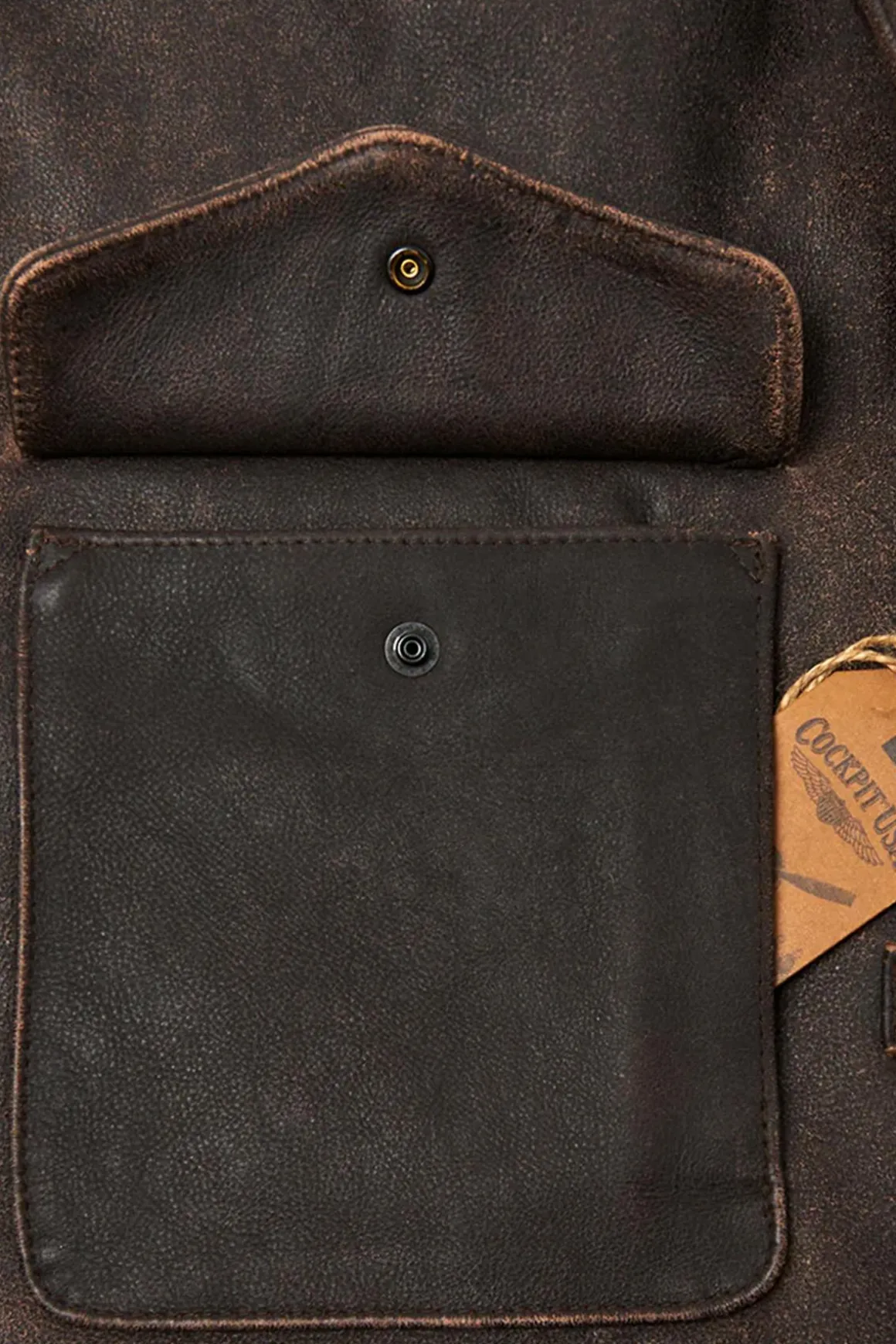 Blouson Homme Cockpit Usa Z21A017 Brown