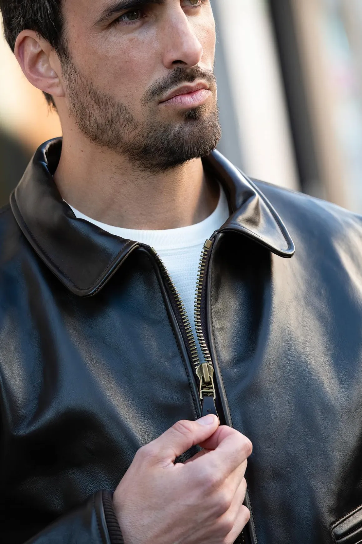Blouson Homme Cockpit Usa Z2129Am Brown