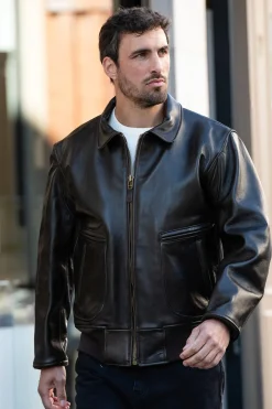 Blouson Homme Cockpit Usa Z2129Am Brown