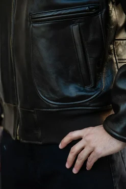 Blouson Homme Cockpit Usa Z2129Am Brown