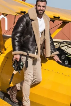 Blouson Homme Cockpit Usa Z2109 Brown