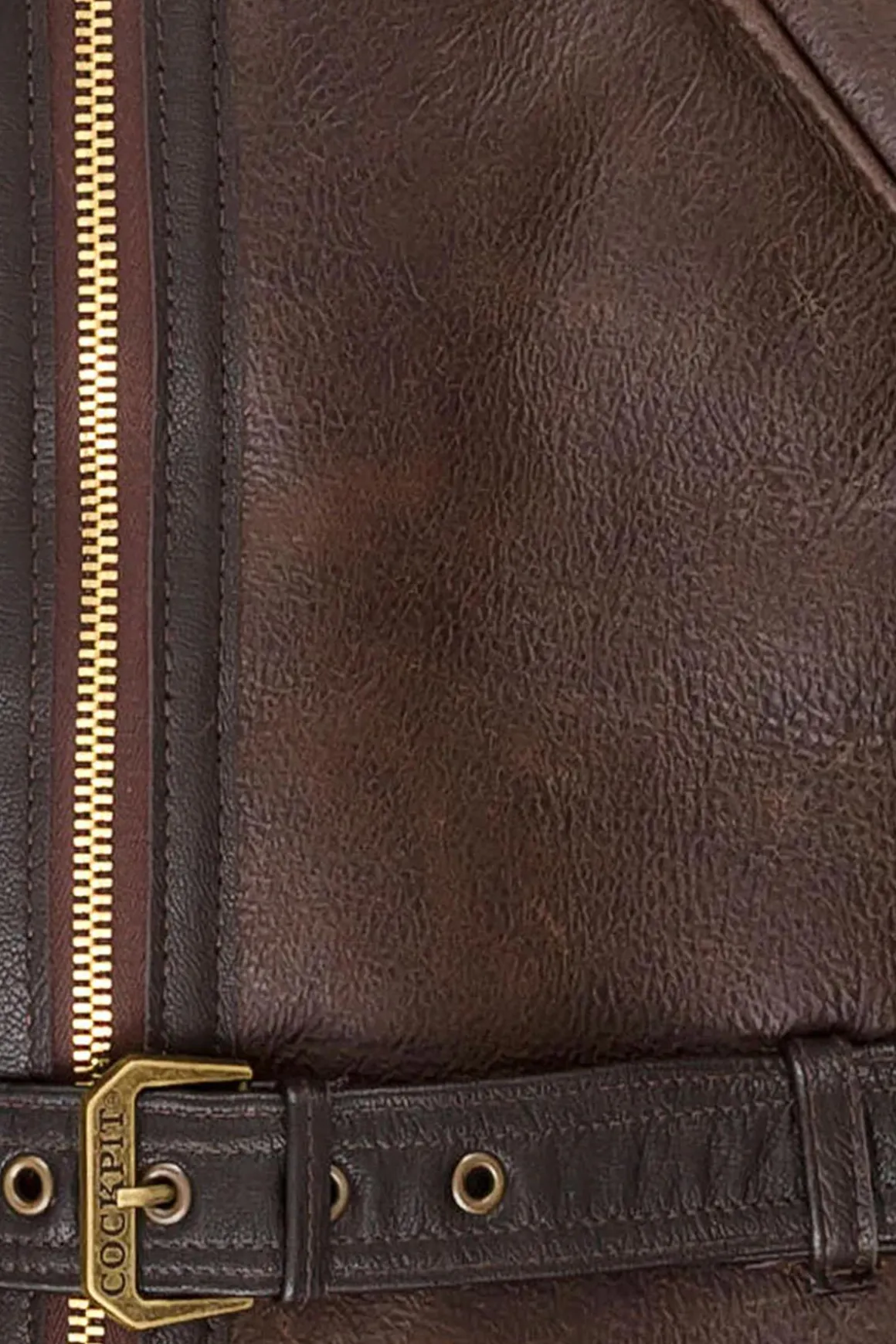 Blouson Homme Cockpit Usa Z2109 Brown